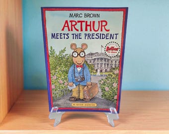 Arthur möter presidenten av Marc Brown Första pocketutgåvan 1991 Little, Brown and Company barnbok Vintage ISBN 0-316-11291-7