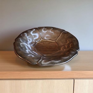 Good Art Contempo Silver Footed Decorative Bowl Silverplated Hand Polished Art Nouveau Vintage Candy Dish Scalloped Collectible Table Decor