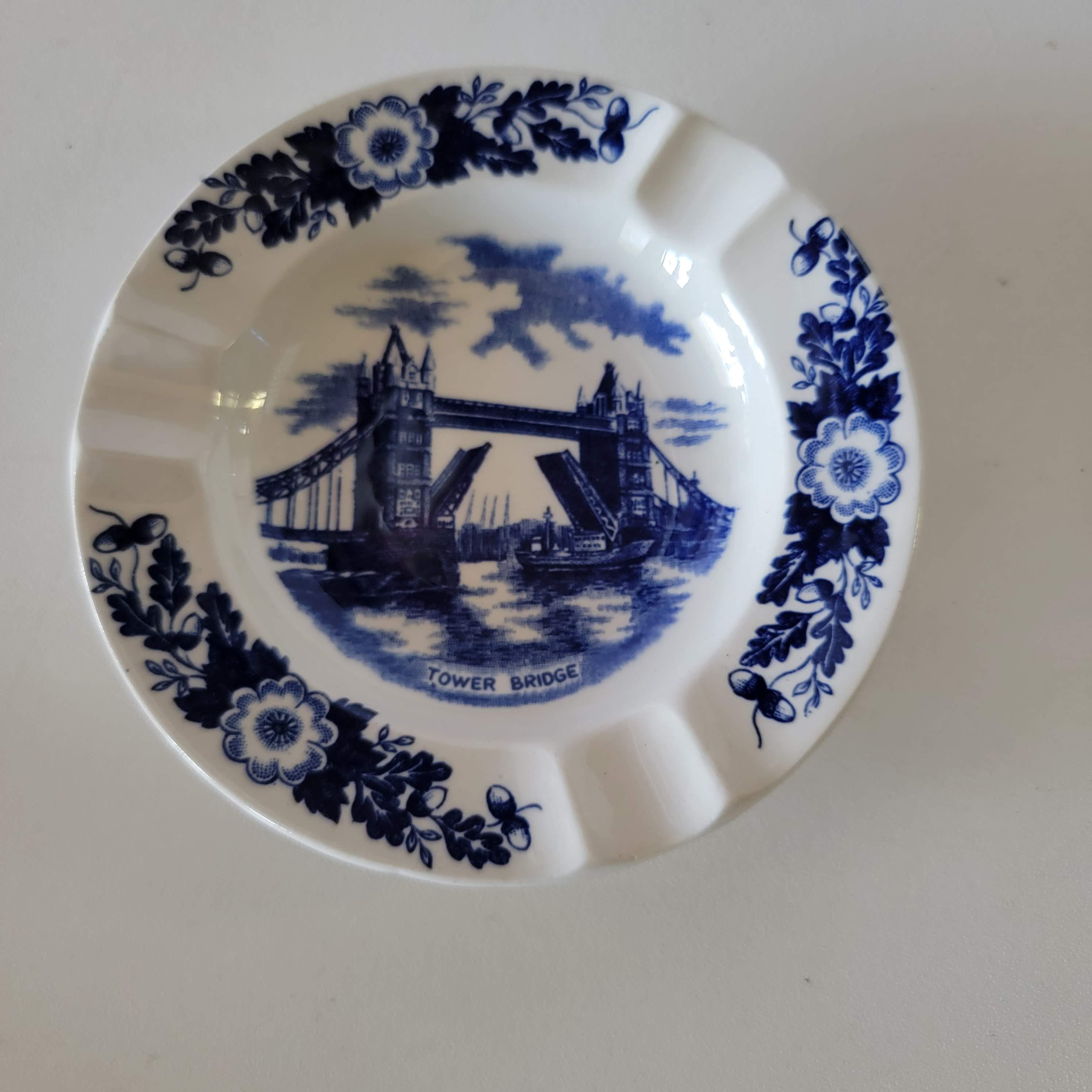 Vintage Tower Bridge Souvenir Ashtray London Pride J.H Weatherby