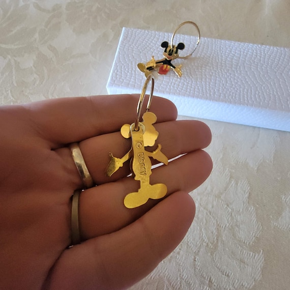 Disney Mickey Mouse Earrings, Articulated Dangle … - image 6