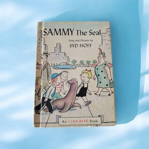 Sammy la foca Historia e imágenes de Syd Hoff Un libro que puedo leer 1959 Harper & Row Libro infantil de tapa dura Coleccionable vintage