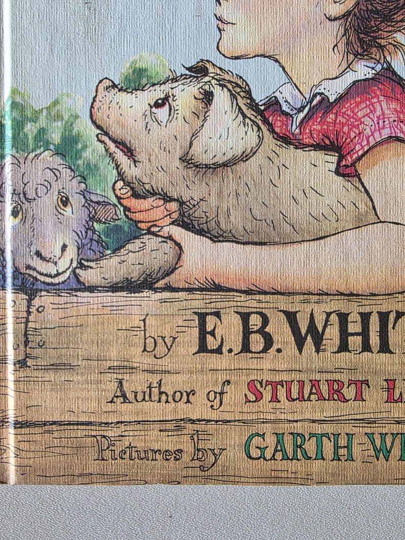 Charlotte's Web by E.B. White Vintage 1980s Weekly Reader Books Hard ...