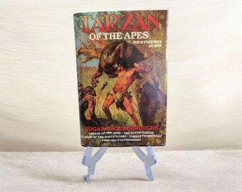 エドガー・ライス・バローズ著『ターザン』革装ハードカバー本 - 特別