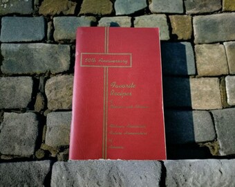 Recetas favoritas de miembros y asesores de la Asociación de Alabama Future Homemakers of America, 50.º aniversario, libro de cocina vintage de bolsillo de 1993