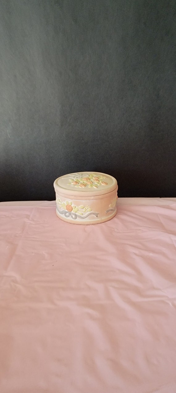 Interpur Made in Taiwan R.O.C. Ceramic Trinket Bo… - image 1