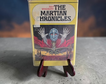 The Martian Chronicles by Ray Bradbury 1958 Hardcover With Jacket Ex-Library
