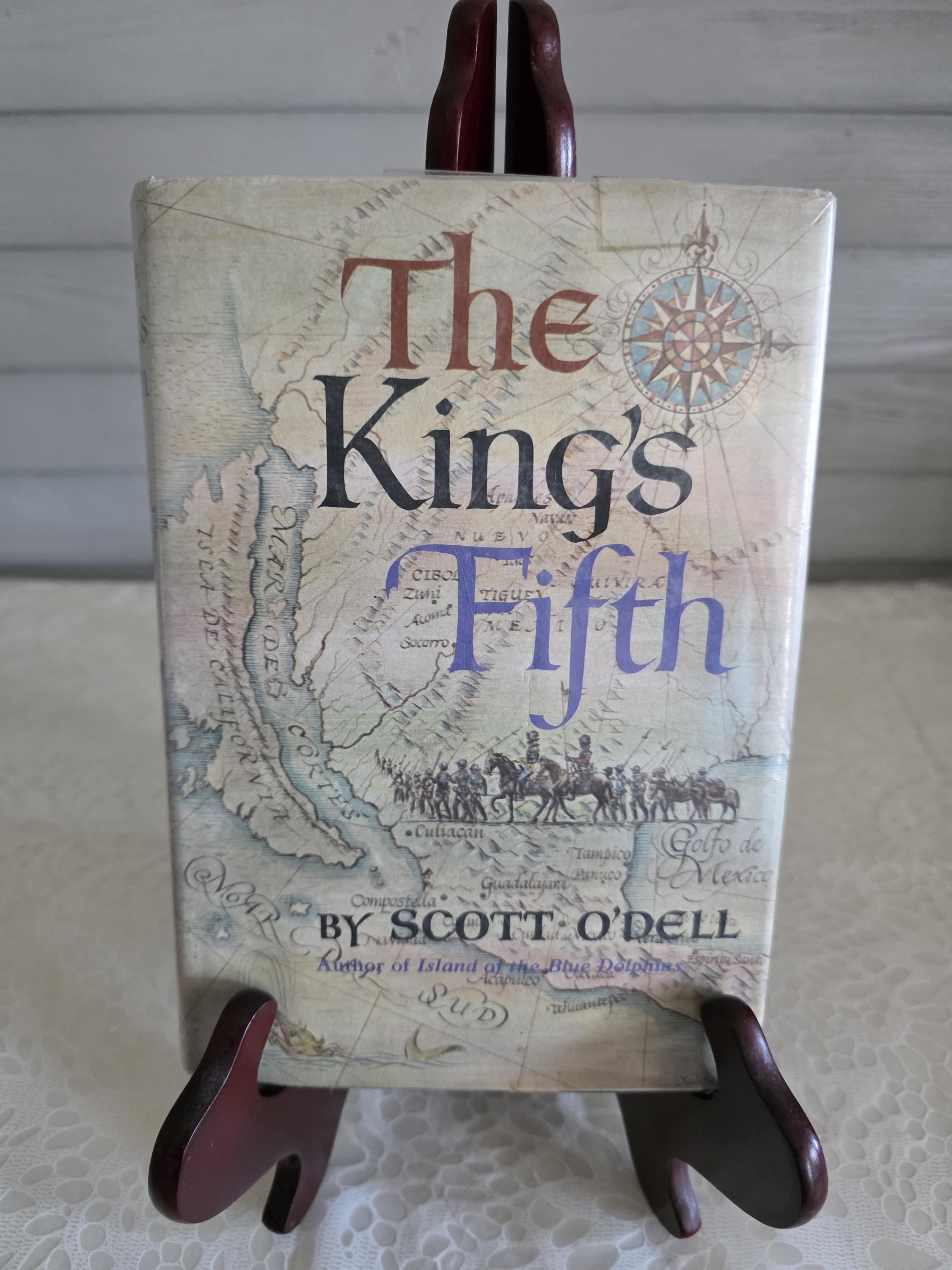 The King's Fifth by Scott O'dell 1966 Hardcover With Jacket Ex The King's Fifth by Scott O'dell 1966 Hardcover With Jacket Ex