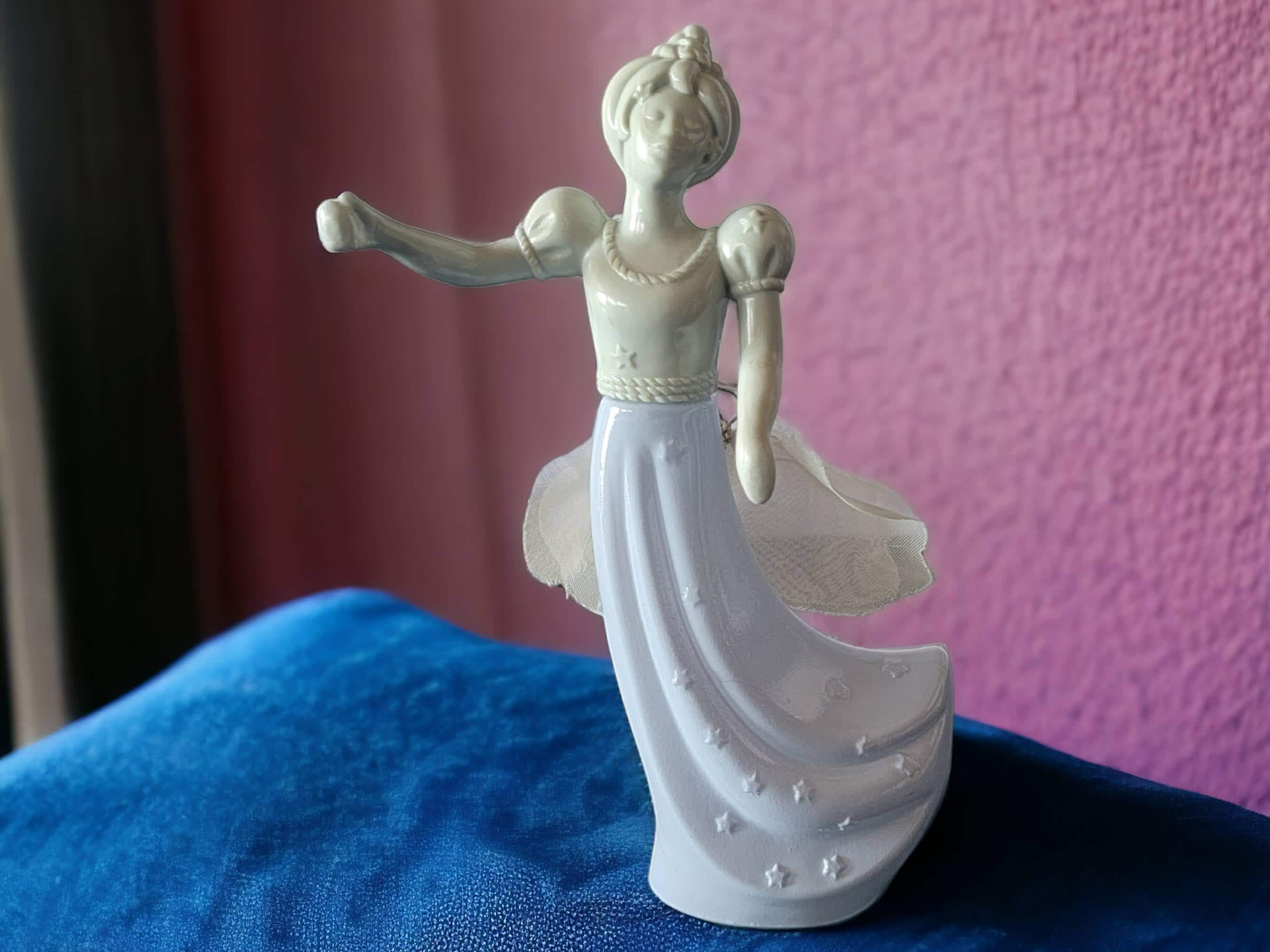 Vintage Avon Fairy Godmother Perfume Bottle Glass and Plastic