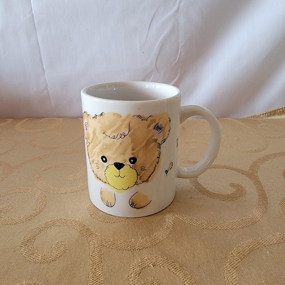 Tazza In Ceramica 3D A Forma Di Orso – 450 Ml Con Coperchio E Cucchiaio – Regalo Simpatico Per Tè, Caffè O Acqua – Marrone