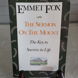 Kazanie na Górze autorstwa Emmeta Foxa, 1. wydanie Biblioteki Perennial, 1989