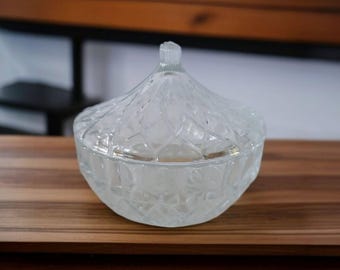 fatto a mano in vetro – Vaso con piede rotondo – cobalto – 35