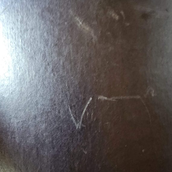 Cardboard Hat Box Round Storage Container Dark Bl… - image 8