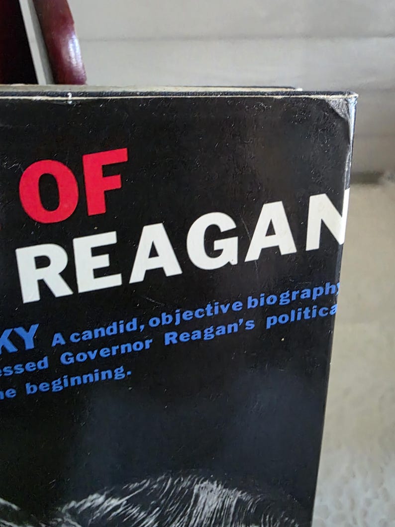 The Rise of Ronald Reagan by Bill Boyarsky 1968 2nd Printing Hardcover ...