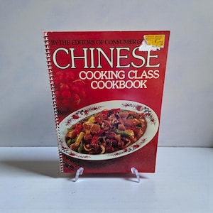 Kokbok för kinesisk matlagningskurs av redaktörerna för konsumentguiden 1980 Pocketbok Spiralbunden
