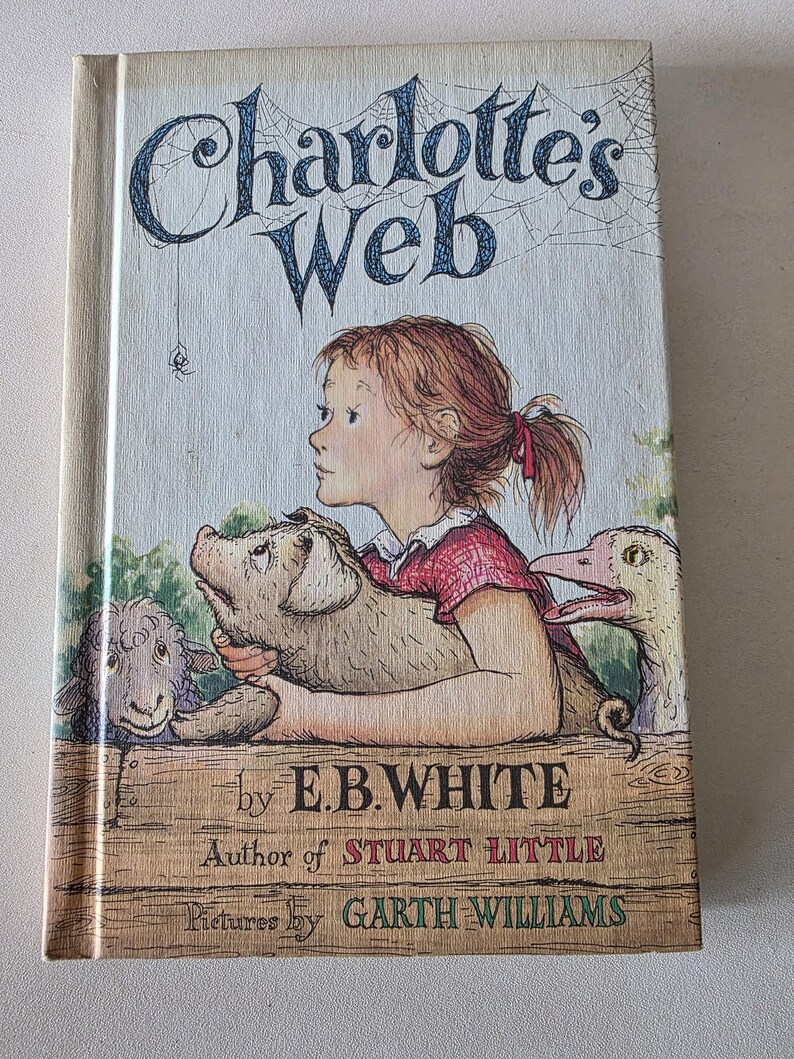 Charlotte's Web by E.B. White Vintage 1980s Weekly Reader Books Hard ...