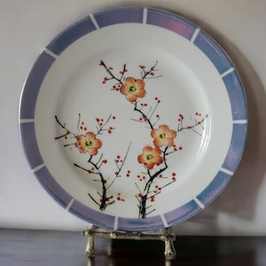 Takito Salad Plate Lusterware Hand Painted Cherry Blossom Takito Salad Plate Vintage Takito Salad Plate