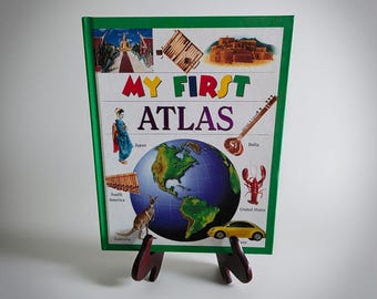 Mijn eerste atlas van Katie John Sharp, hardcover kinderboek 2006