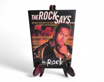 The Rock Says....By The Rock W/Joe Layden First Edition 2000 Hardcover With Jacket