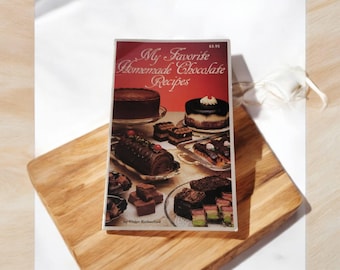 My Favorite Homemade Chocolate Recipes by Violet Rutherford 1988 JBG Publishing Cookbook/Booklet Paperback Vintage Recipe Book Desserts
