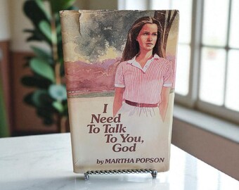 I Need To Talk To You, God by Martha Popson 1983 The CR Gibson Company Hand Cover Jacket Religious/Christian Vintage ISBN 0-8378-2036-7