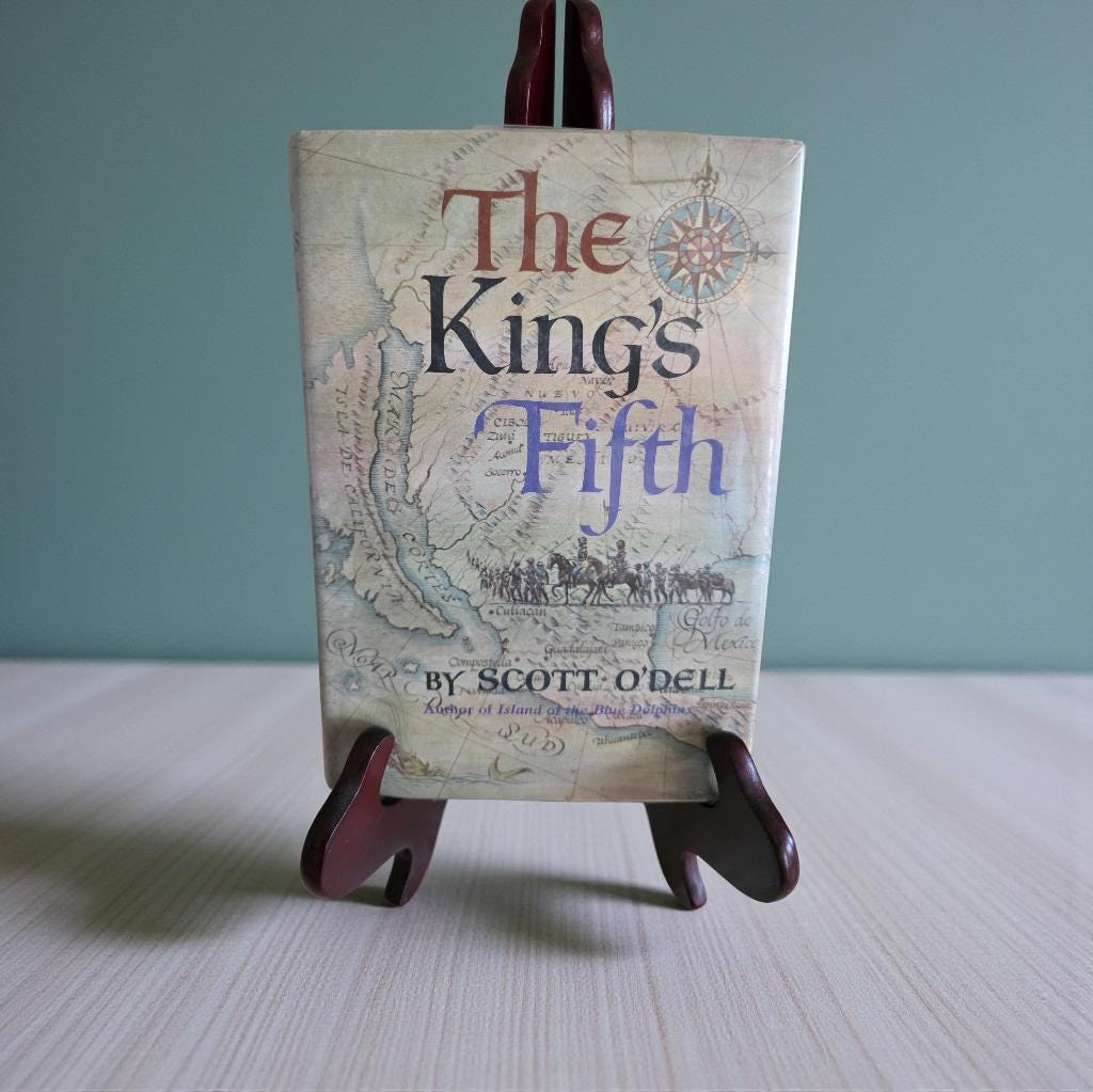 The King's Fifth by Scott O'dell 1966 Hardcover With Jacket Ex
