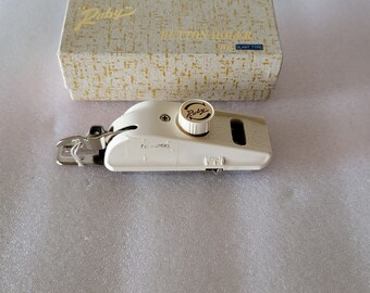 Ruby Button Holder Slant Type in Original Box Vintage Sewing