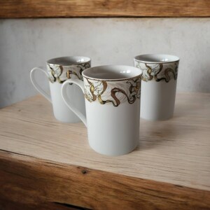 American Atelier Heavenly Hosts 3373 Coffee Mugs Set of Three White and  Gold Angel/cherub Design Vintage Unique Decorative Cups - Etsy