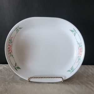Vintage Corelle Island Breeze Design 1980s Vintage Serving Platter Serving Tray