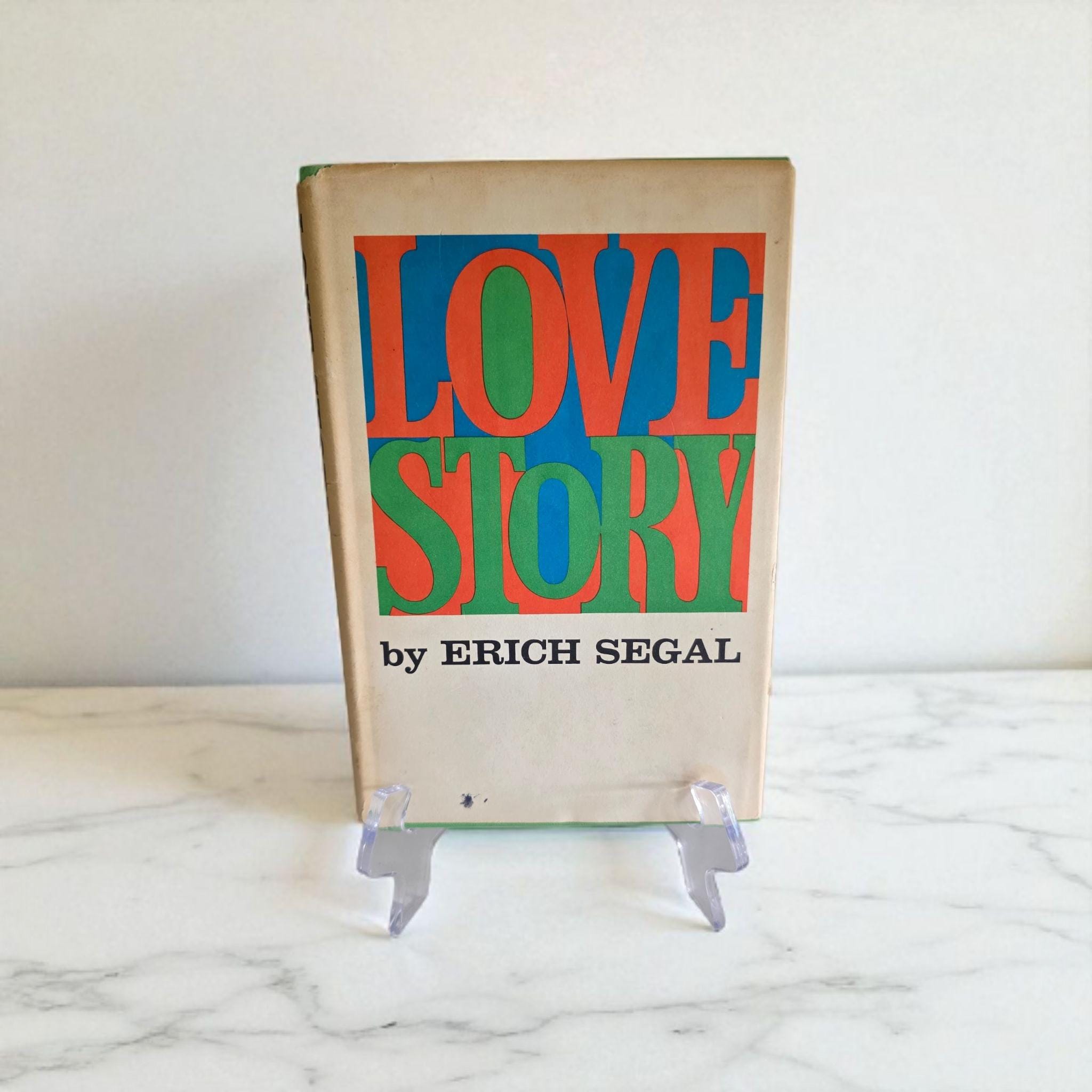 Love Story by Erich Segal 1970 Harper &amp; Row Hard Cover With Dust Jacket Fiction Romance Novel ...