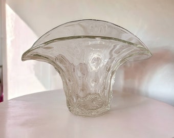 ヴィンテージガラス帽子花瓶 - Etsy 日本