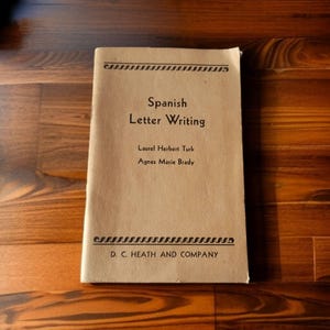 Cartas en español de Laurel Herbert Lurk y Agnes Marie Brady Impreso en marzo de 1967 Libro de bolsillo de D.C. Heath And Company