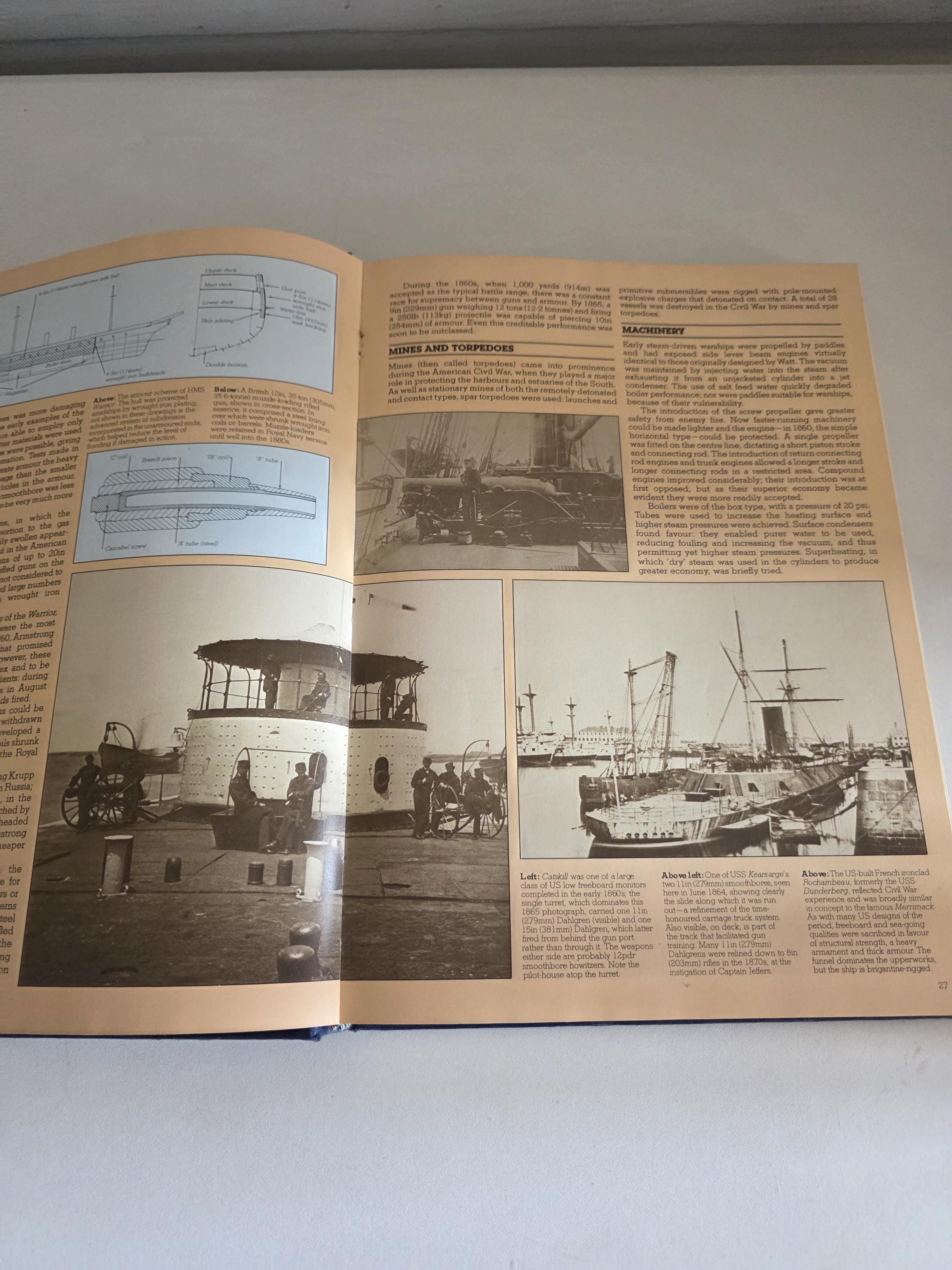 トニー・ギボンズ著『戦艦大百科全書』1983年初版（ハードカバー