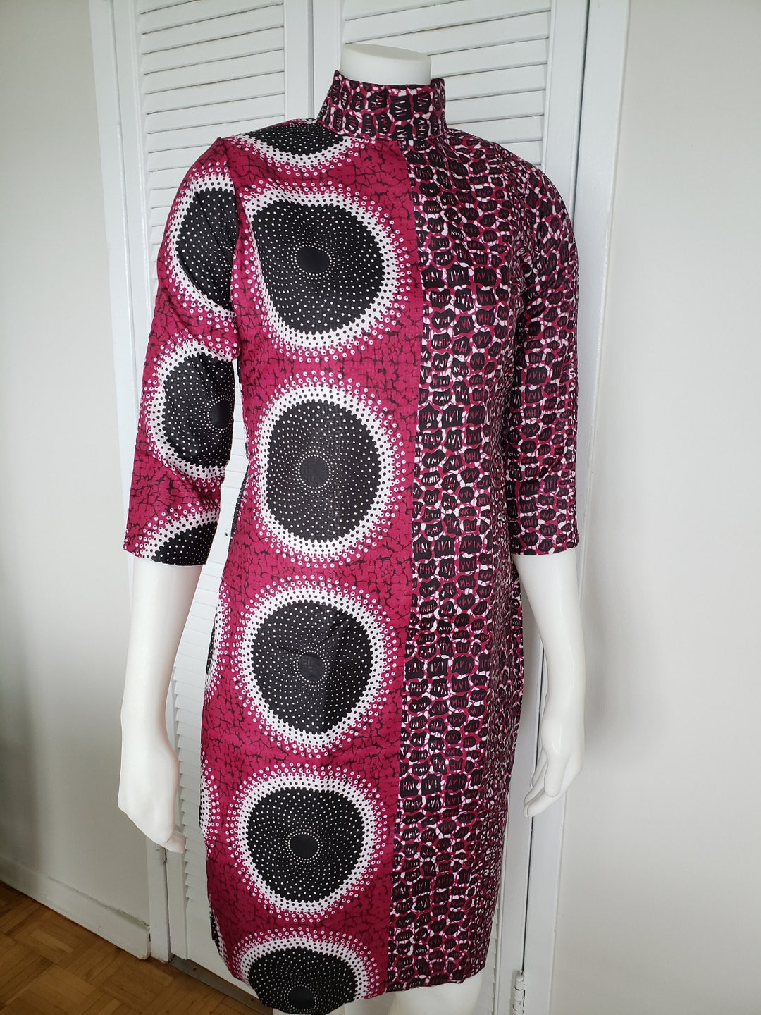 african purple dresses