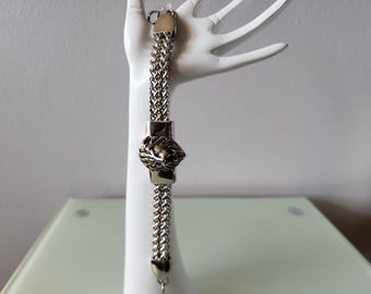 Pulsera rígida de acero inoxidable: Joyería de moda unisex