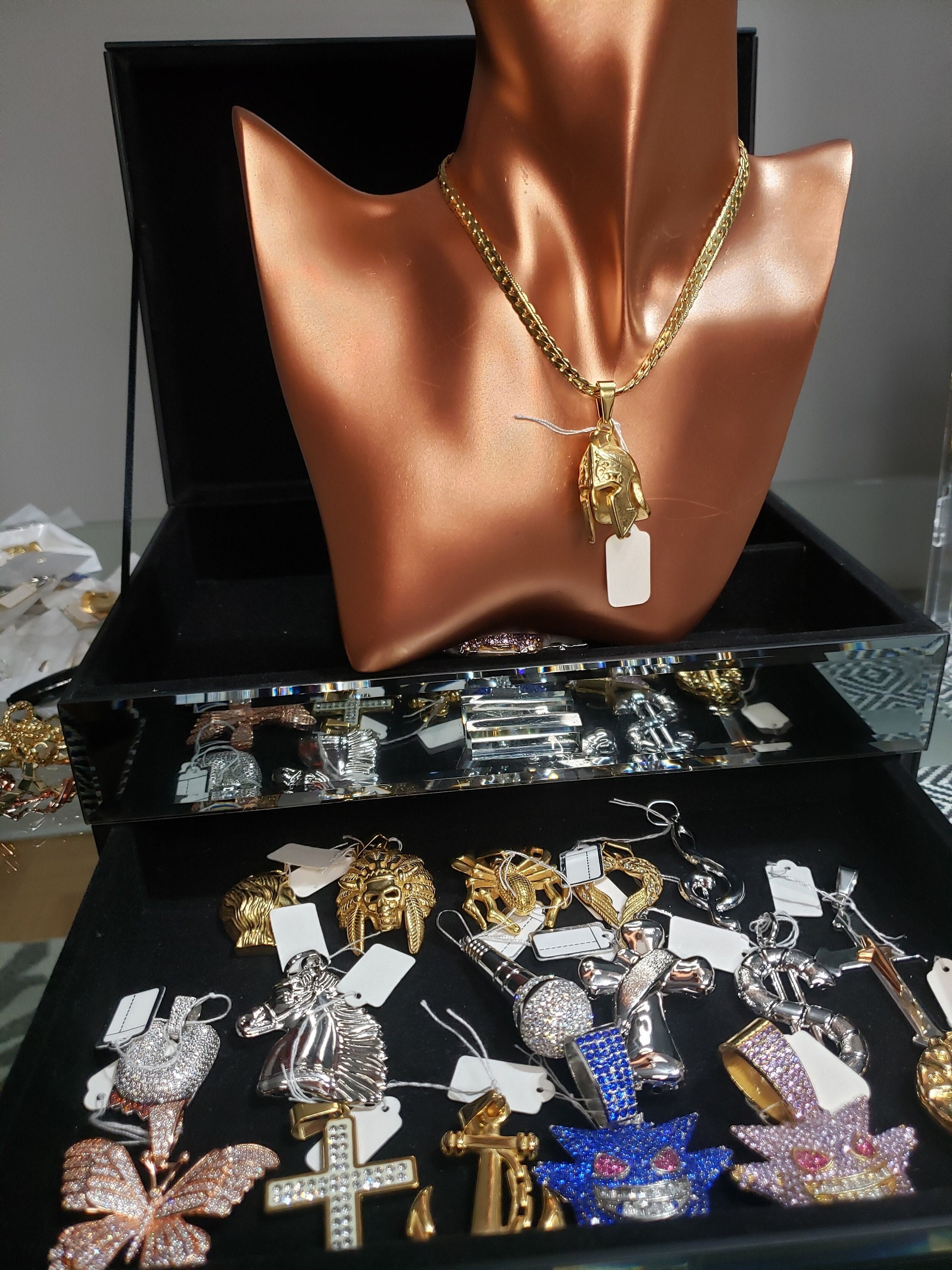 Assorted One of a Kind Stylish Stainless Steel Pendants. Stainless Steel Jewelries. Stainless Steel Pendants. Stainless Steel Accessories