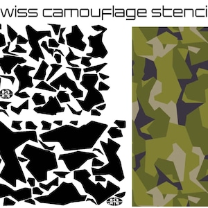 Best High Heat Vinyl Hybrid Multicam Cerakote Stencils With