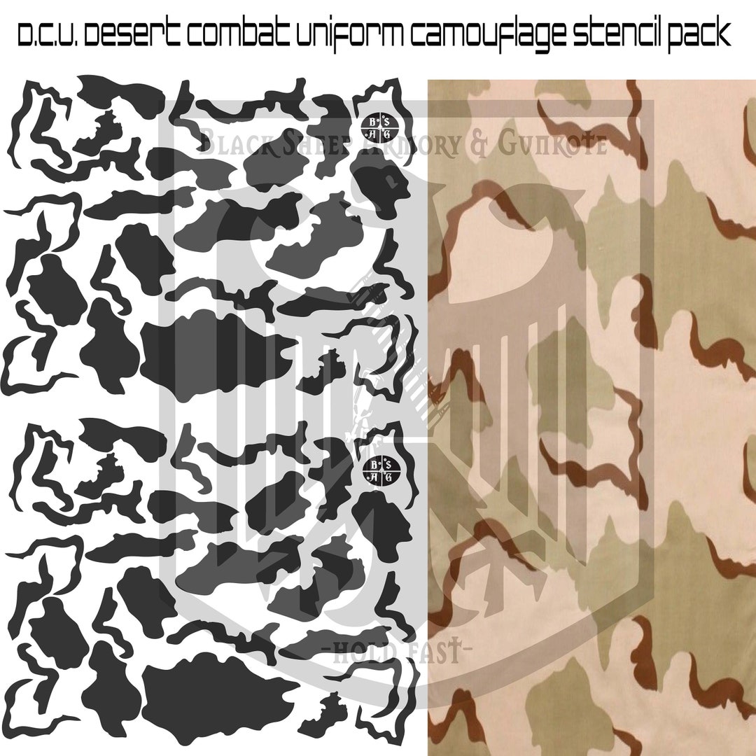 Camo Stencils Set Camouflage Kit BEREZKA