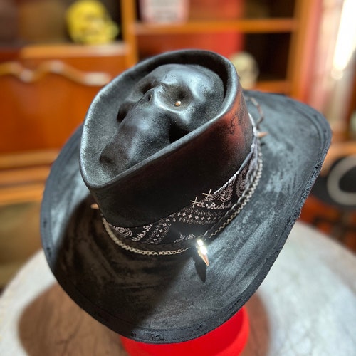 Vintage MHT Custom Designed Black Hat s-l400.jpg main image 4