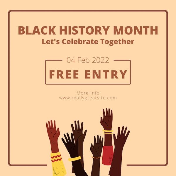 Black History Month Flyer