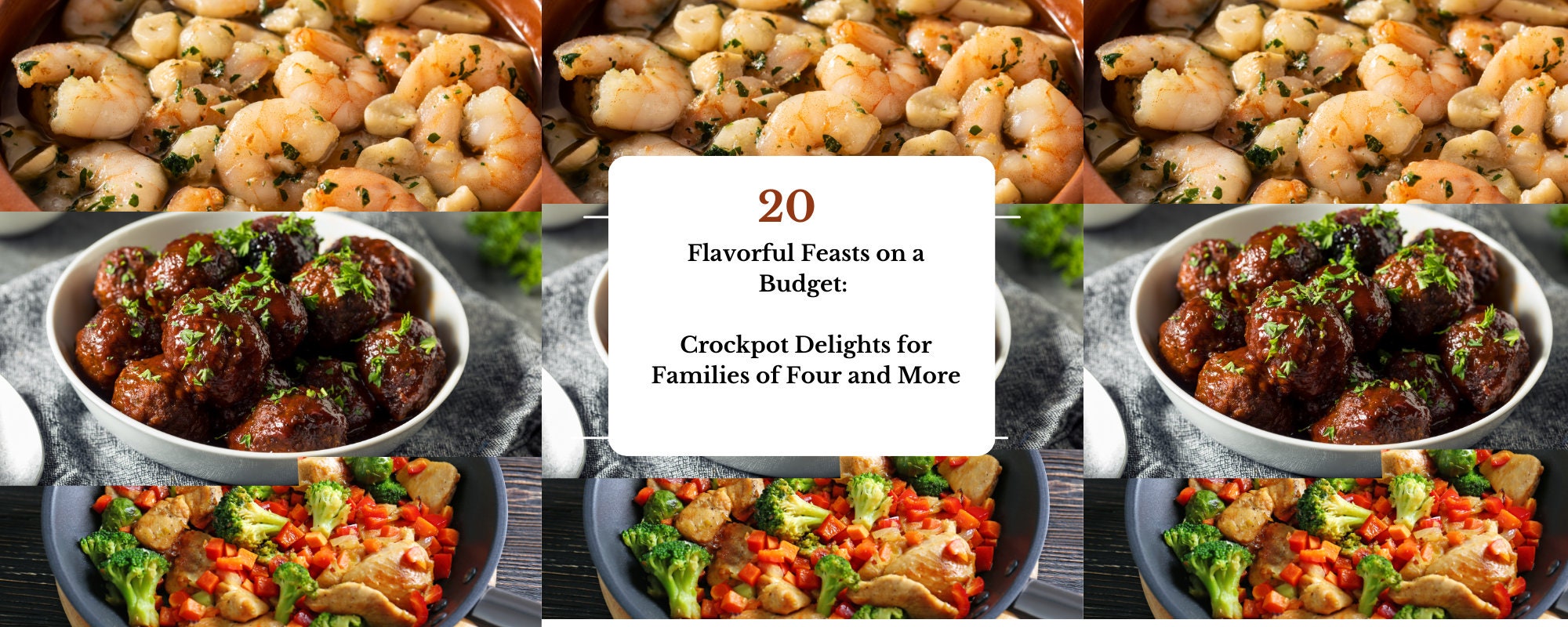 Crockpot for Families Large Family Crockpot Meals Meals for Etsy