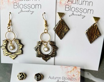 The Denisse collection/ handmade earrings/ three styles to choose from/ please read item description for important details