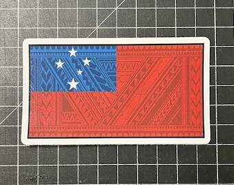 4.5x2,5” Poly filled Western Samoa Flag