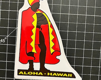 King Kamehameha Marker 3.5x5” 2 directional options