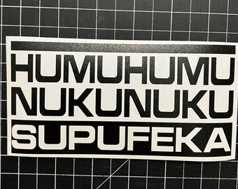 6x3” Humuhumu Nukunuku Supufeka