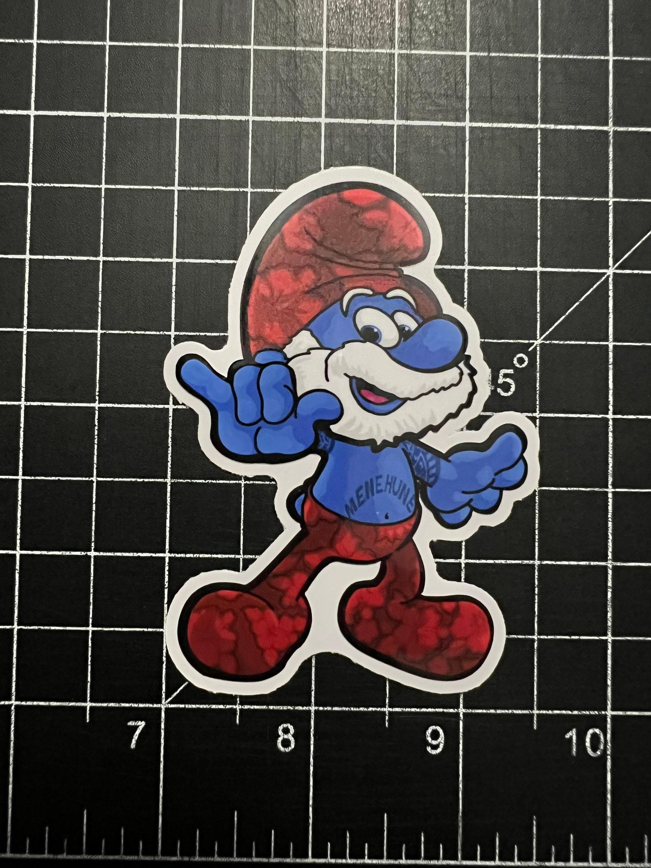 Funny Menehune Papa Smurf Shaka - Etsy Funny Menehune Papa Smurf Shaka - Etsy