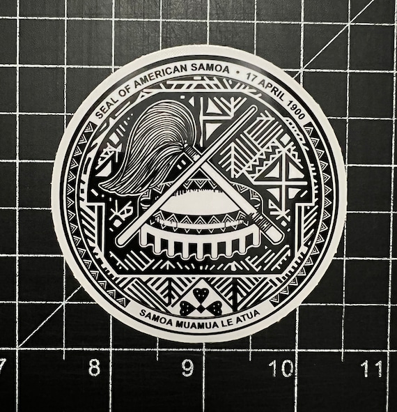 Set Of American Samoa Flag In Shield Shape Stock Illustration