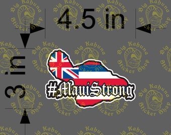 4.5x3” Maui Strong Sticker (non fundraiser)