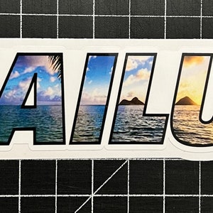 Kailua Oahu Sticker