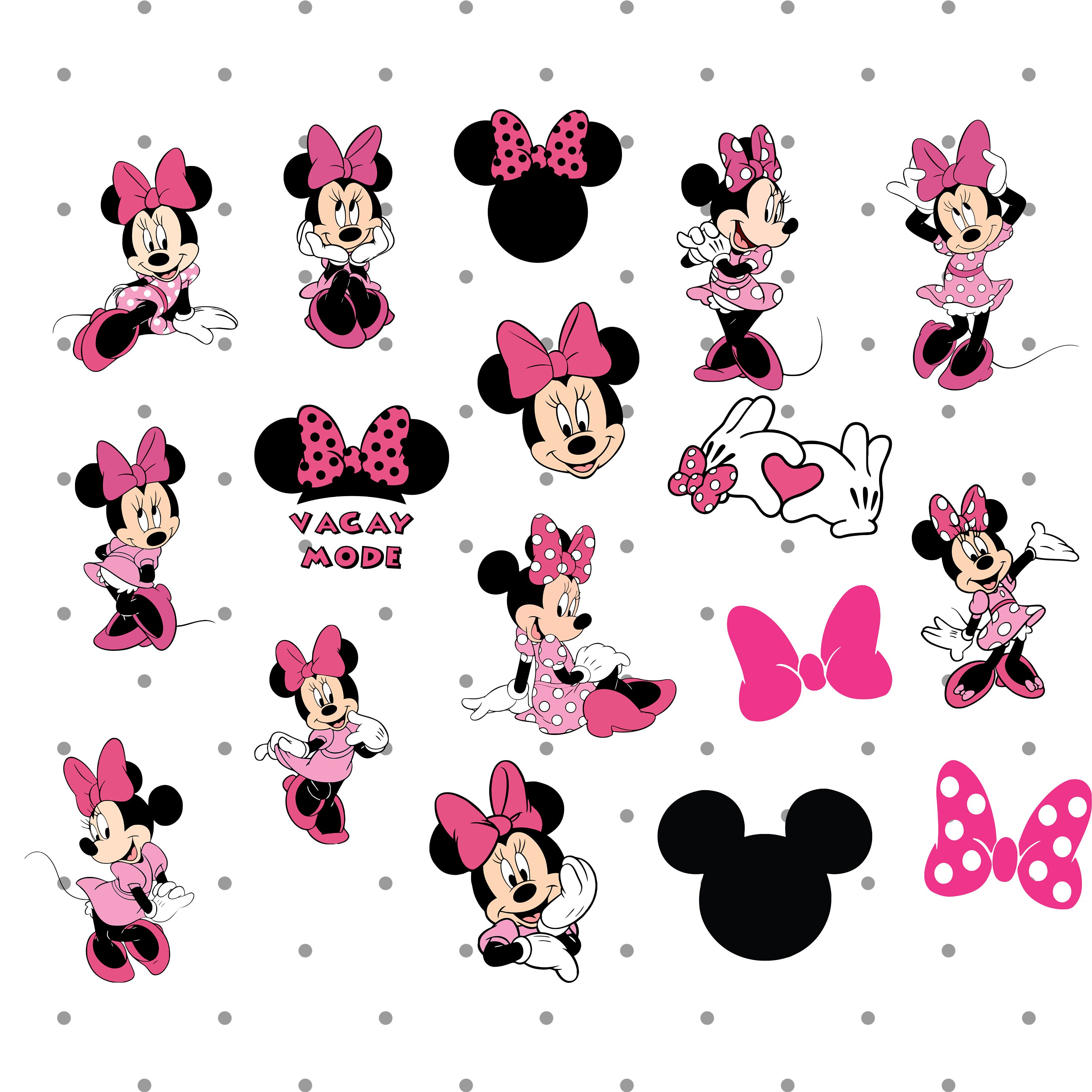 Pink Minnie Mouse - Etsy Pink Minnie Mouse - Etsy