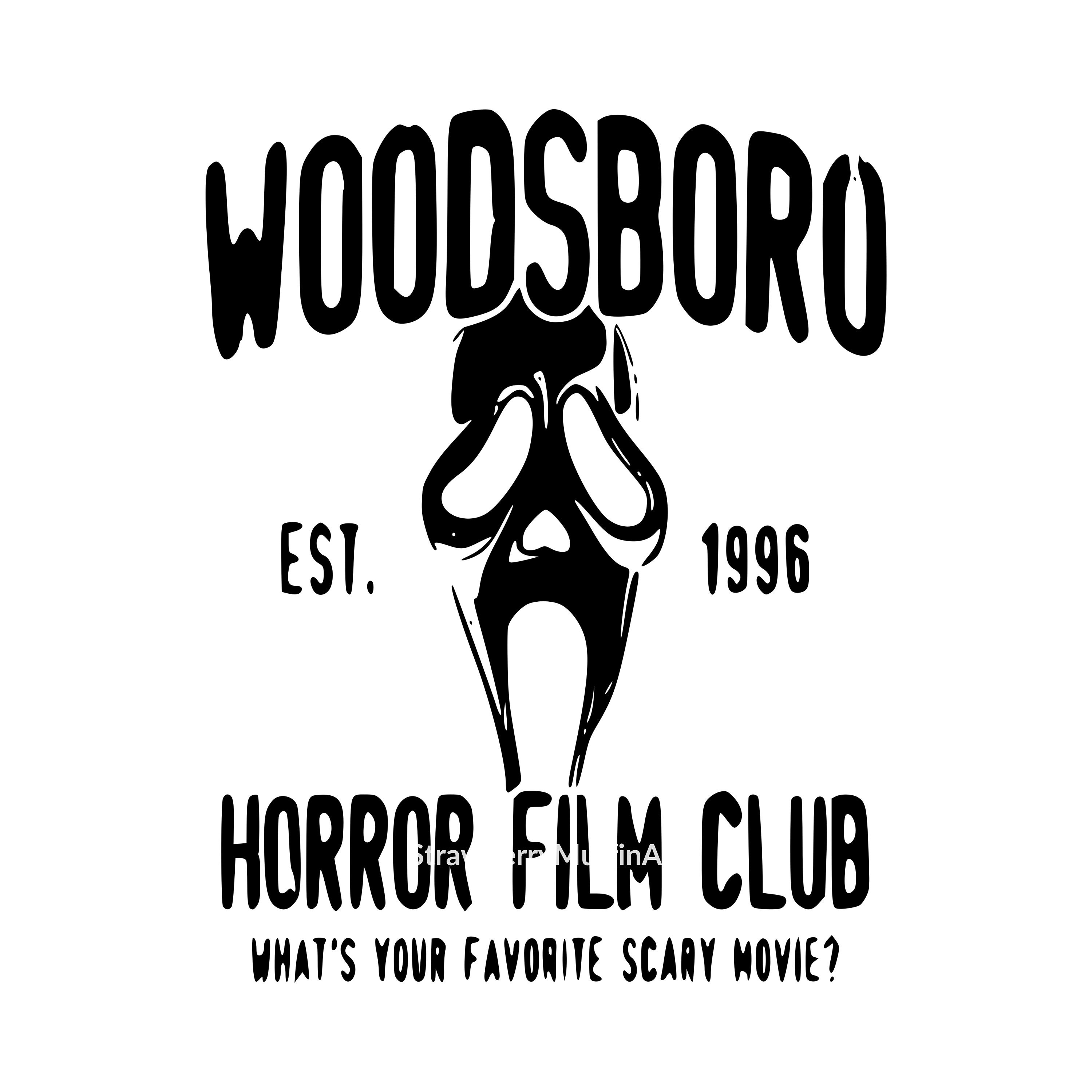 Woodsboro SVG Horror Film Club Svg Horror Characters SVG - Etsy Ireland